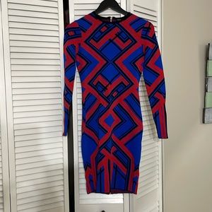 Zip up body con Karen Millen dress